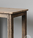 Be-Uniq Oude Bijzettafel | Rustiek Verweerd | H46xB42xD30 cm