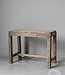 Be-Uniq Oude Bijzettafel | Rustiek Verweerd | H46xB60xD30 cm