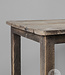 Be-Uniq Oude Bijzettafel | Rustiek Verweerd | H55xB46xD34 cm