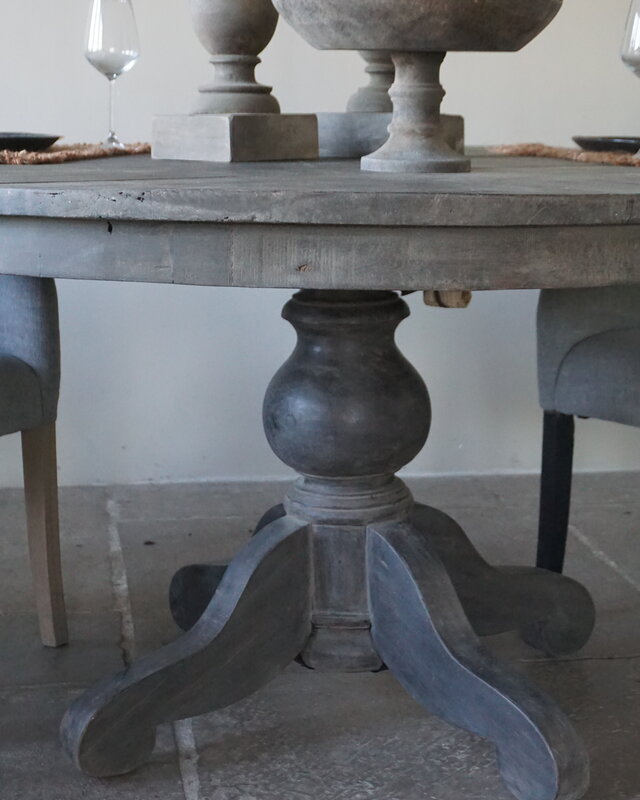 Rene Houtman Eetkamertafel | Rond | Vergrijsd | H79 x D150 cm