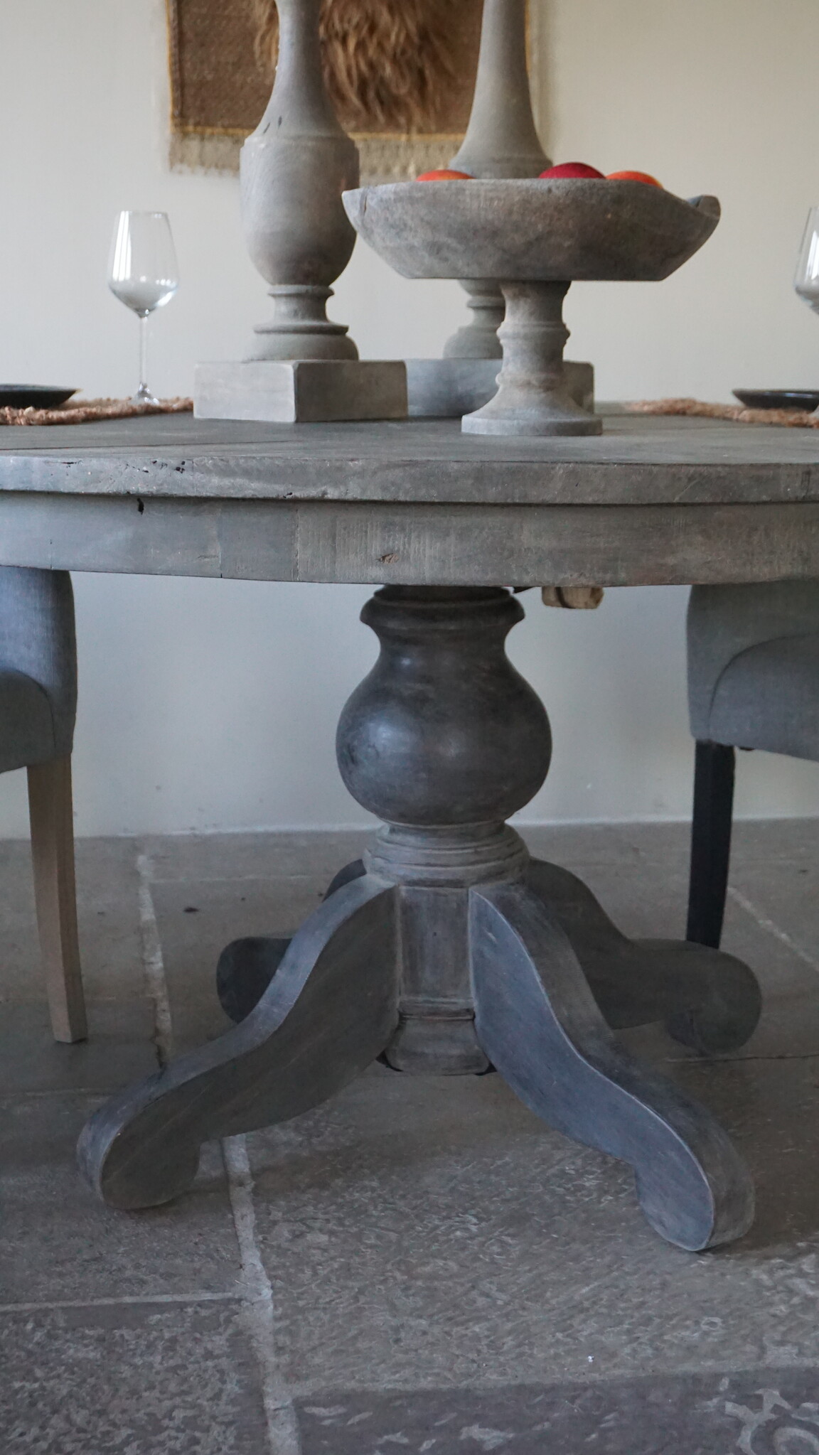 Rene Houtman Eetkamertafel | Rond | Vergrijsd | H79 x D150 cm