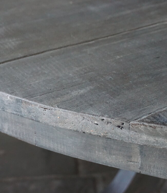 Rene Houtman Eetkamertafel | Rond | Vergrijsd | H79 x D150 cm