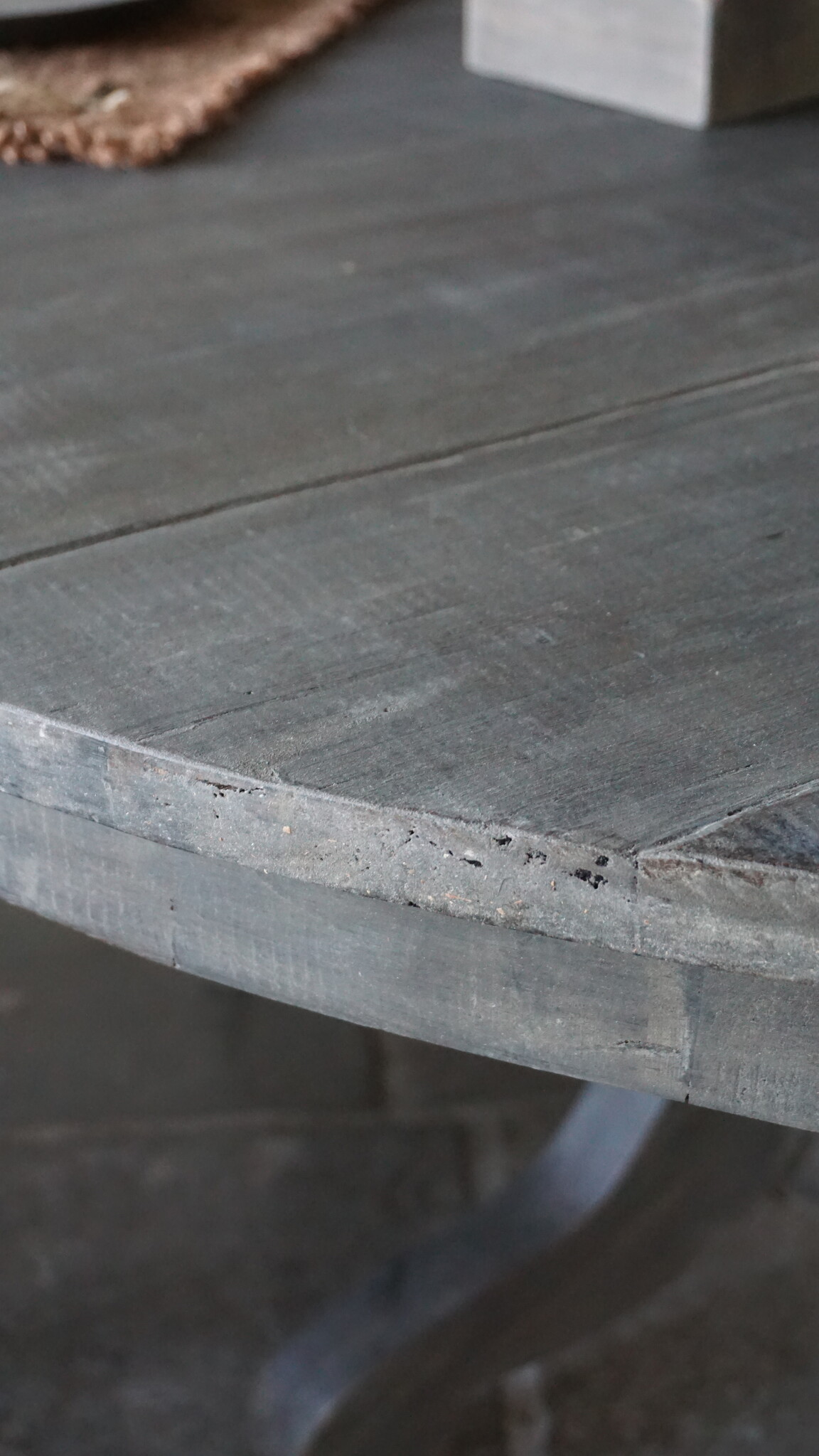 Rene Houtman Eetkamertafel | Rond | Vergrijsd | H79 x D150 cm