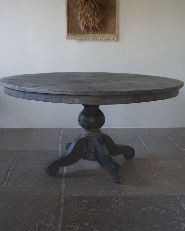 Rene Houtman Eetkamertafel | Rond | Vergrijsd | H79 x D150 cm