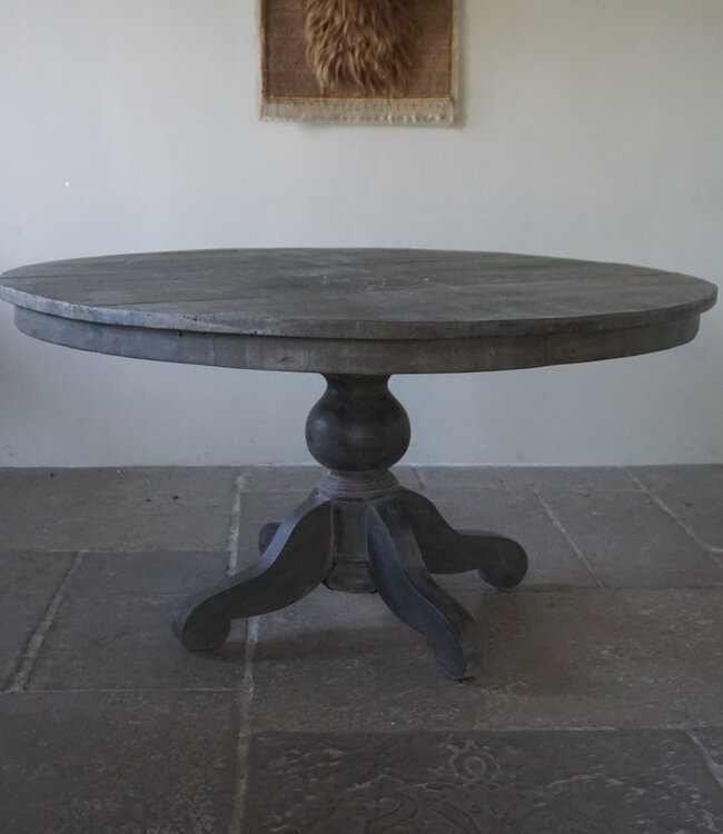 Rene Houtman Eetkamertafel | Rond | Vergrijsd | H79 x D150 cm