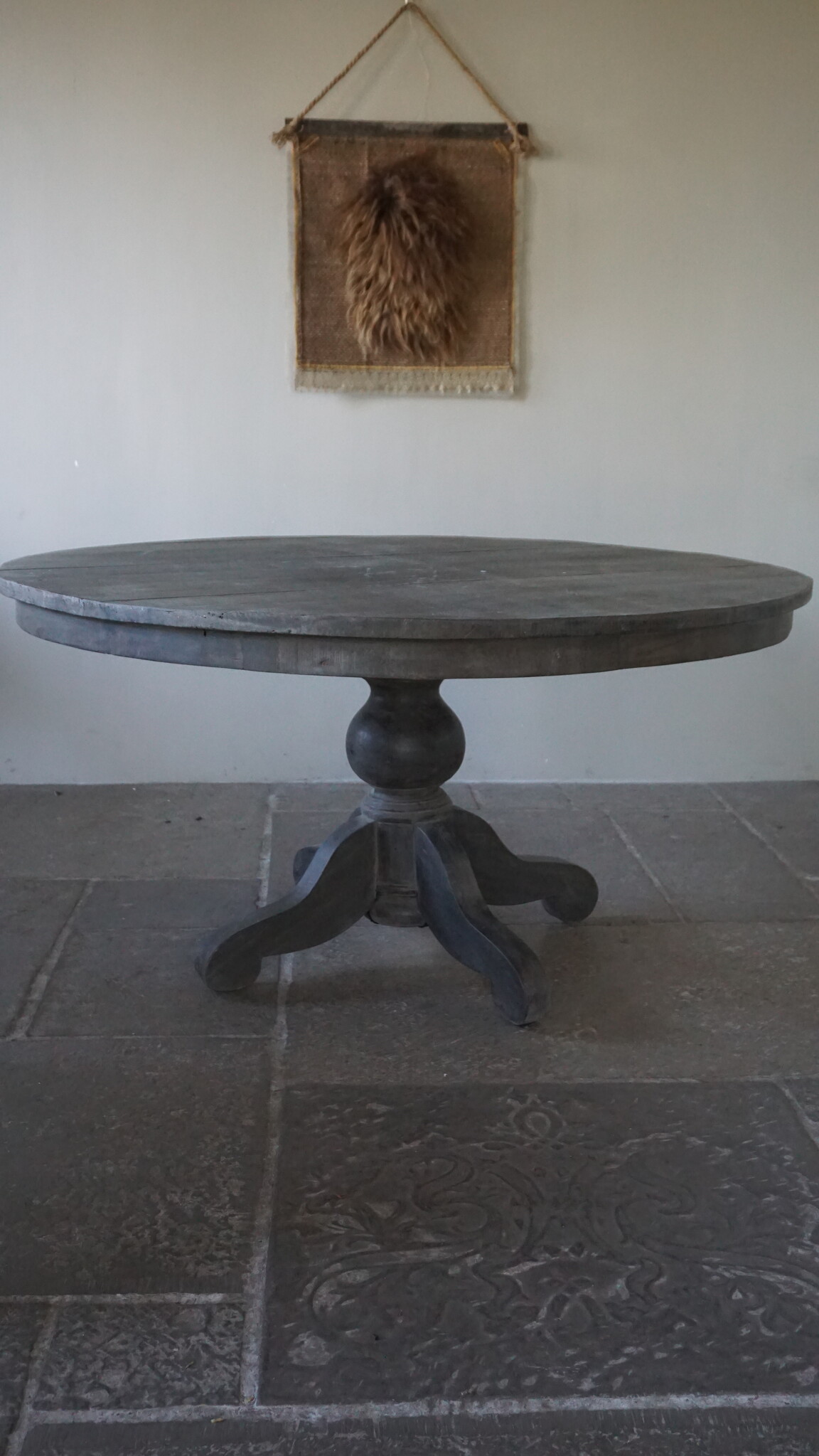 Rene Houtman Eetkamertafel | Rond | Vergrijsd | H79 x D150 cm