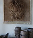 Rene Houtman Wanddoek | IJslands Bruin Schapenvacht | H71 x B65 cm