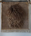 Rene Houtman Wanddoek | IJslands Bruin Schapenvacht | H71 x B65 cm