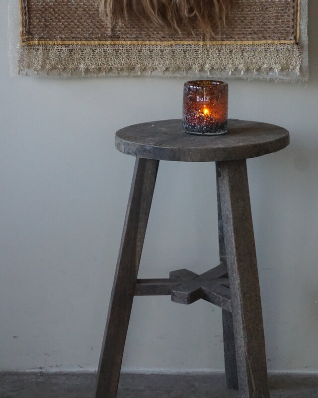 Luksa Home Collection Houten Kruk Travis | H60 x D35 cm