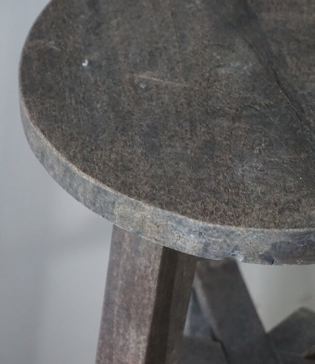 Luksa Home Collection Houten Kruk Travis | H60 x D35 cm