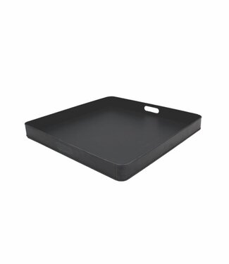 LABEL51 Dienblad | L | Antiek Zwart Metaal | 60x60x6 cm