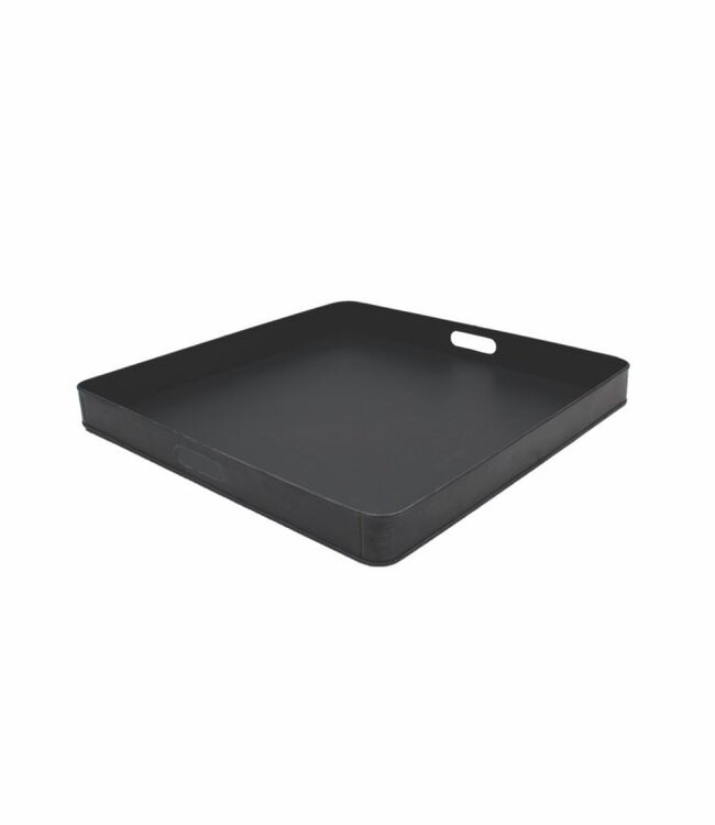 LABEL51 Dienblad | L | Antiek Zwart Metaal | 60x60x6 cm