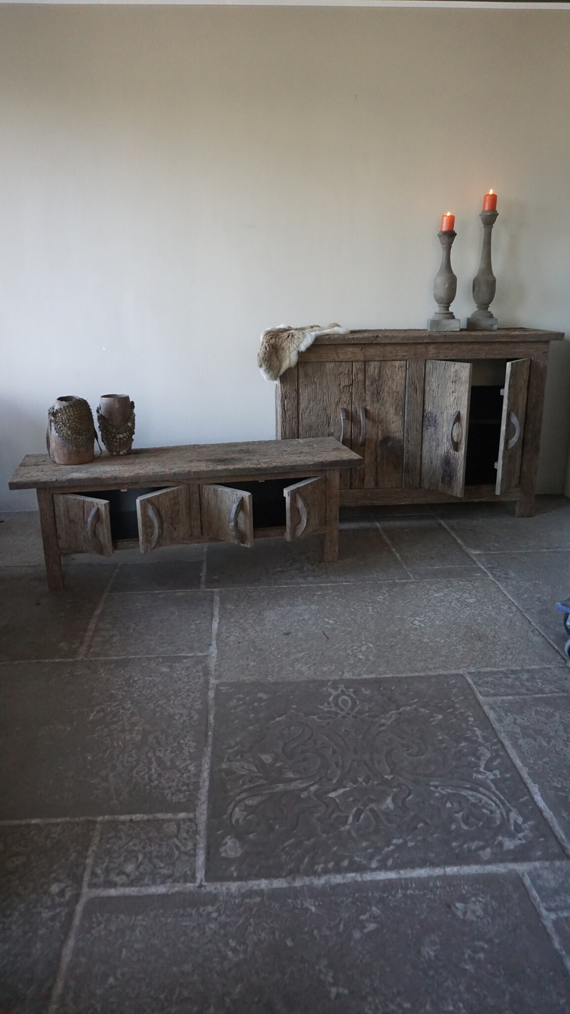 Rene Houtman Dressoir Old Farm | Oud Eiken Geborsteld | Kies Maat