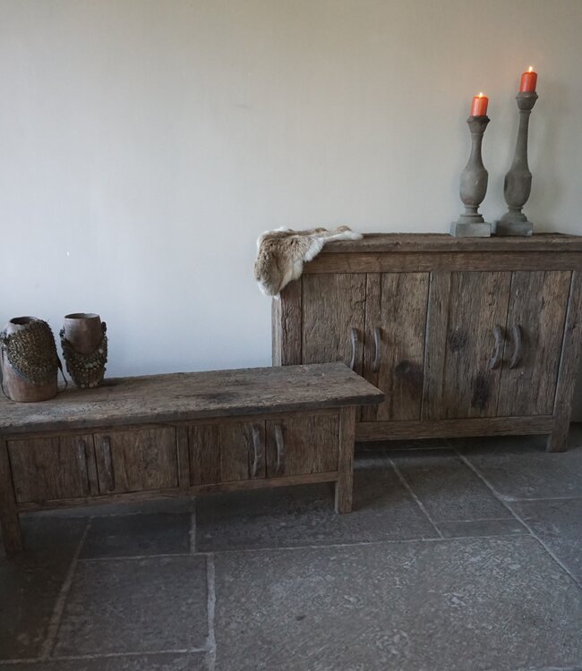 Rene Houtman Dressoir Old Farm | Oud Eiken Geborsteld | Kies Maat