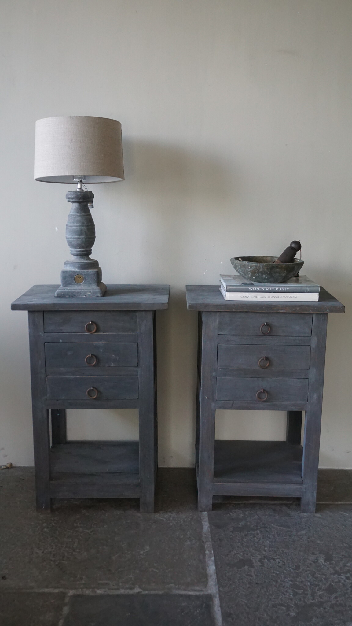Rene Houtman Nachtkastje | Set Van 2 | H72 x B50 x D42 cm