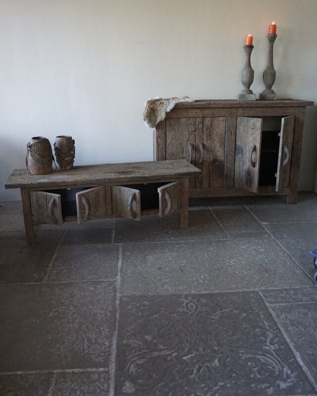 Rene Houtman TV-Meubel Old Farm | Oud Eiken Geborsteld | Kies Maat