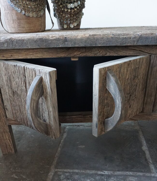 Rene Houtman TV-Meubel Old Farm | Oud Eiken Geborsteld | Kies Maat