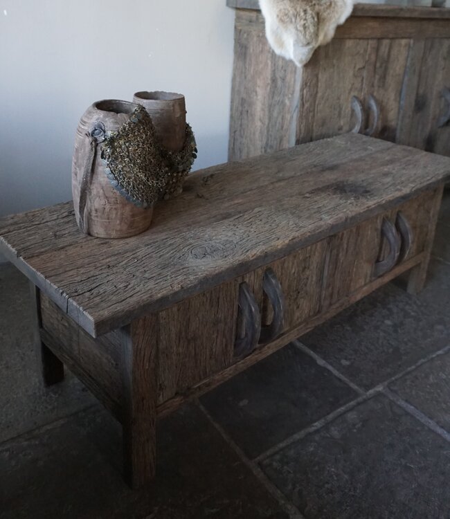 Rene Houtman TV-Meubel Old Farm | Oud Eiken Geborsteld | Kies Maat