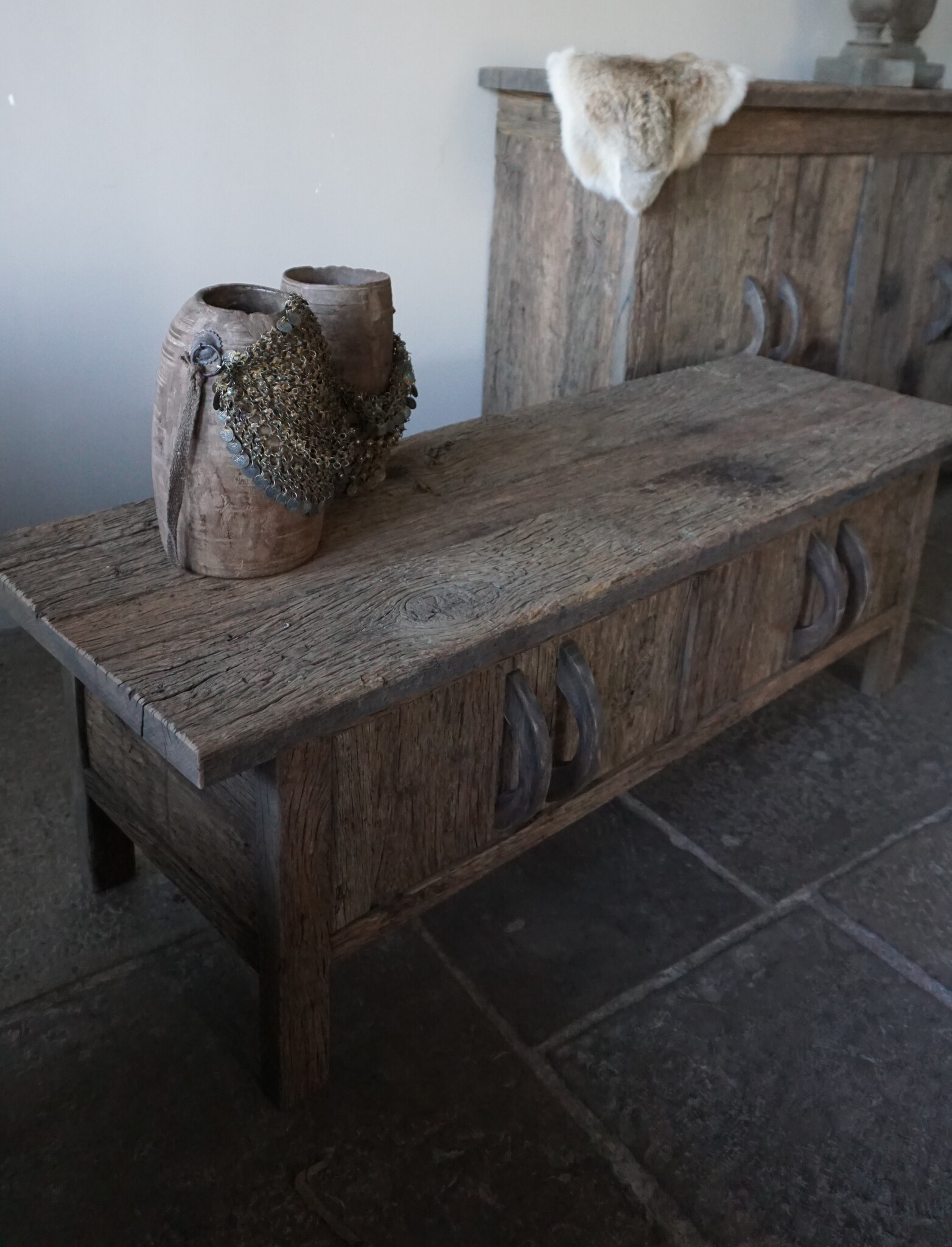 Rene Houtman TV-Meubel Old Farm | Oud Eiken Geborsteld | Kies Maat