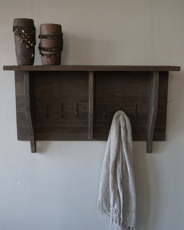 Rene Houtman Kapstok | Oud Hout | H50 x B100 cm