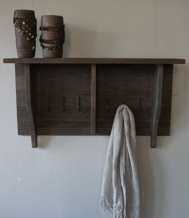 Rene Houtman Kapstok | Oud Hout | H50 x B100 cm