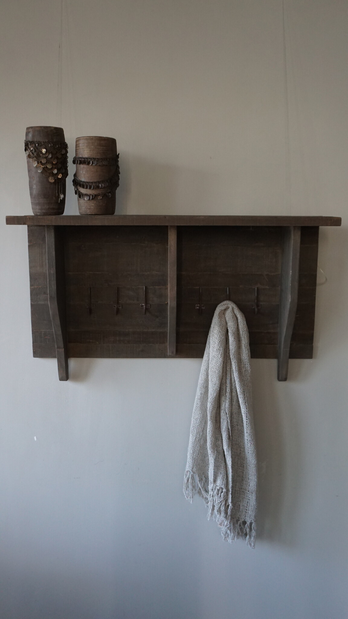Rene Houtman Kapstok | Oud Hout | H50 x B100 cm