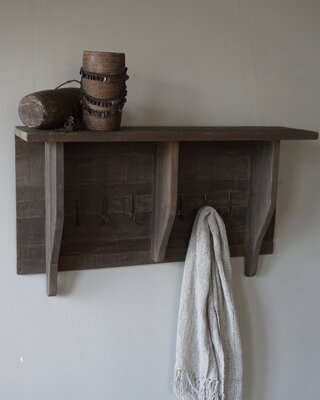 Rene Houtman Kapstok | Oud Hout | H50 x B100 cm