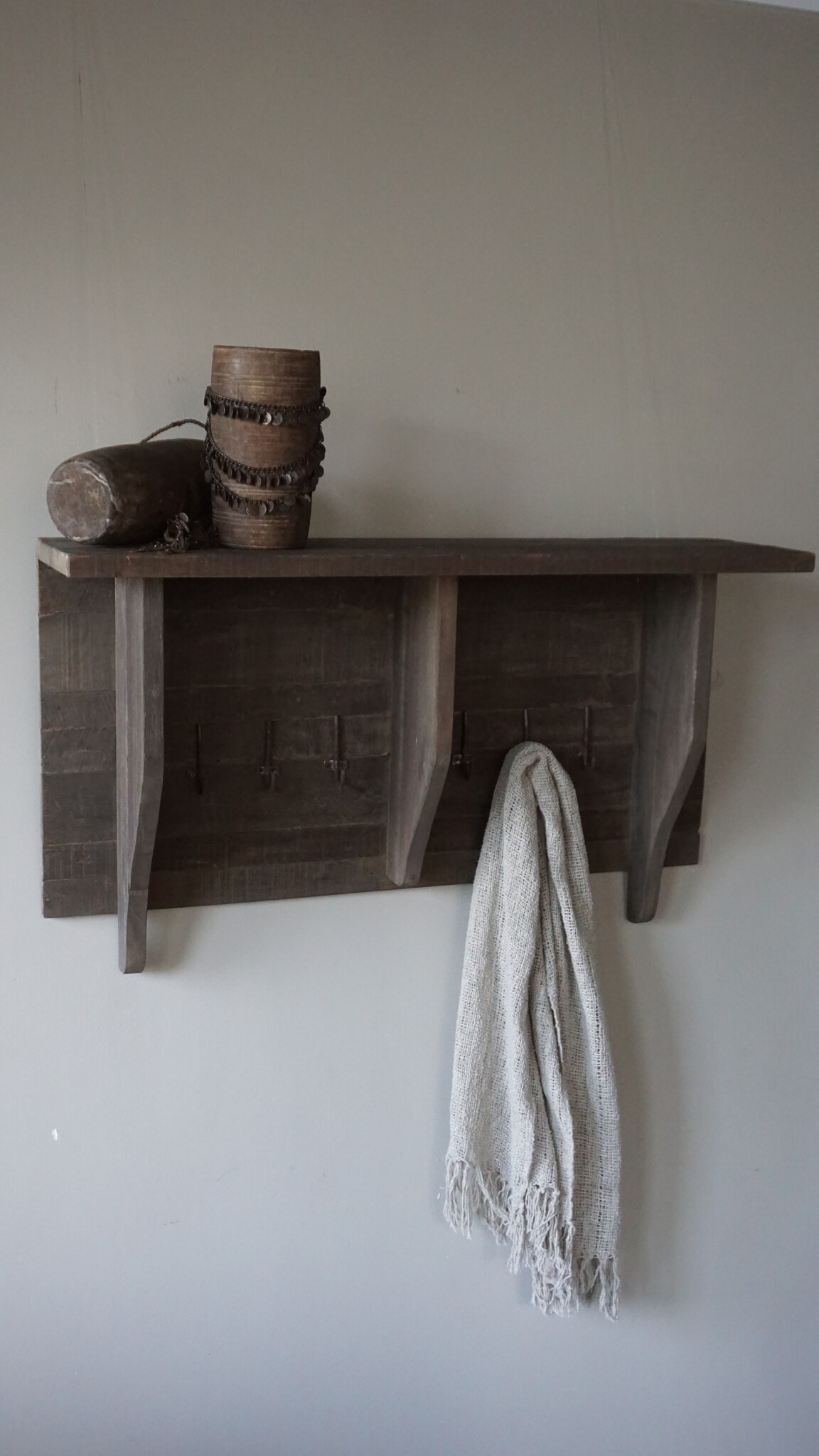 Rene Houtman Kapstok | Oud Hout | H50 x B100 cm