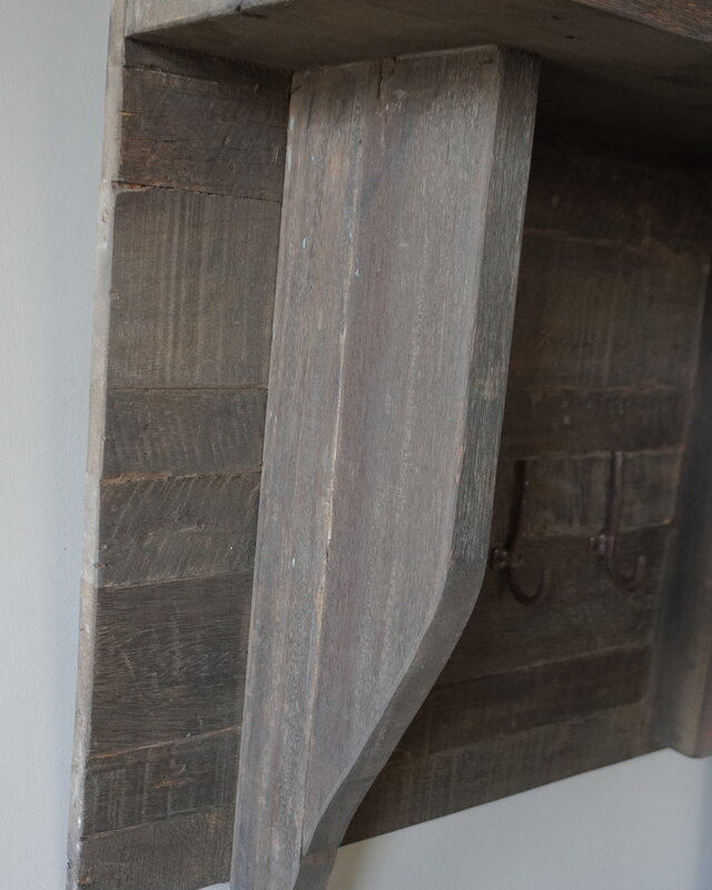 Rene Houtman Kapstok | Oud Hout | H50 x B100 cm