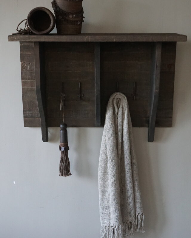 Rene Houtman Kapstok | Oud Hout | H50 x B80 cm