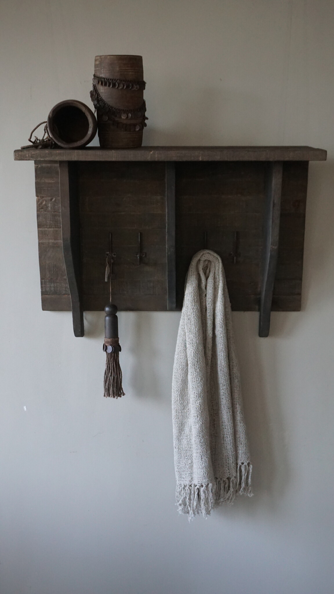 Rene Houtman Kapstok | Oud Hout | H50 x B80 cm