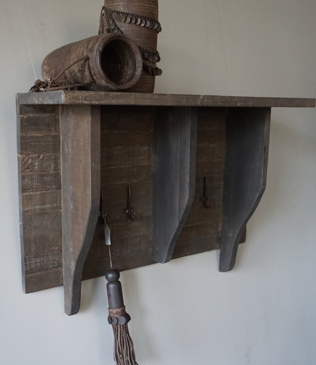 Rene Houtman Kapstok | Oud Hout | H50 x B80 cm