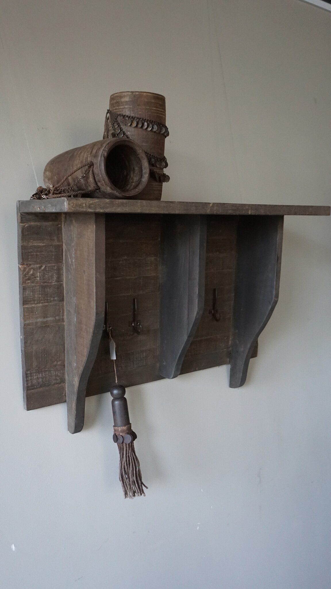 Rene Houtman Kapstok | Oud Hout | H50 x B80 cm