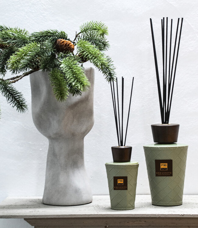 PTMD Geurstokjes Huisparfum Luxe Zwarte Woud 1Liter