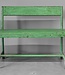 Be-Uniq Origineel Oud Schoolbankje | Groen | H58xB78xD30 cm