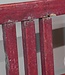 Be-Uniq Origineel Oud Schoolbankje | Rood | H58xB78xD30 cm