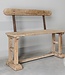 Be-Uniq Oud Schoolbankje Met Rugleuning | India