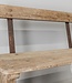 Be-Uniq Oud Schoolbankje Met Rugleuning | India