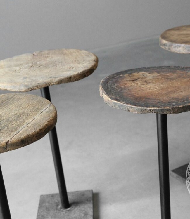 Be-Uniq Bijzettafel Chapati | India | H47xB27xD27 cm