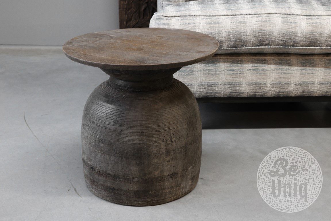 Be-Uniq Bijzettafel Oude Pot | Antique Grey | 2 Maten