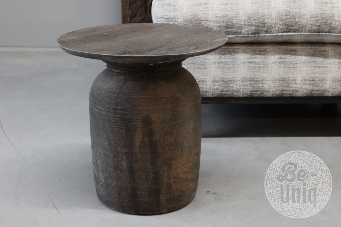 Be-Uniq Bijzettafel Oude Pot | Antique Grey | 2 Maten
