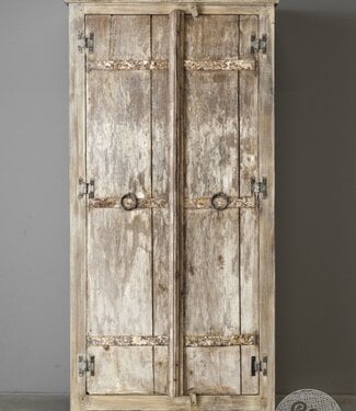 Be-Uniq Oude 2-Deurs Kast | India | H176xB81xD35 cm