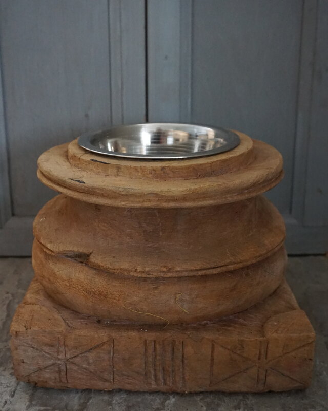 Rene Houtman Voerbak | Oud Indische Poer | H20 x D25 cm