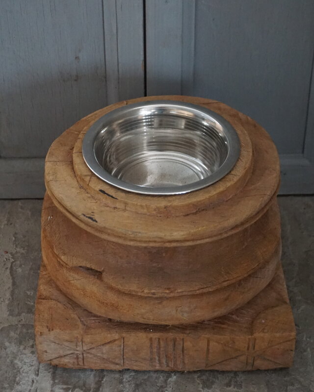 Rene Houtman Voerbak | Oud Indische Poer | H20 x D25 cm