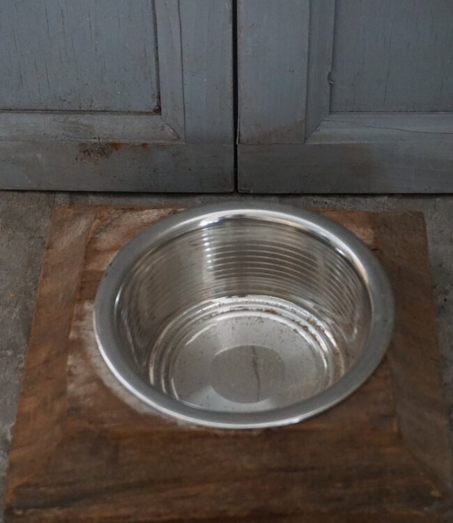 Rene Houtman Voerbak | Oud Indische Poer | H8 x D21 cm