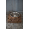 Voerbak | Oud Indische Poer | H9 x D20 cm