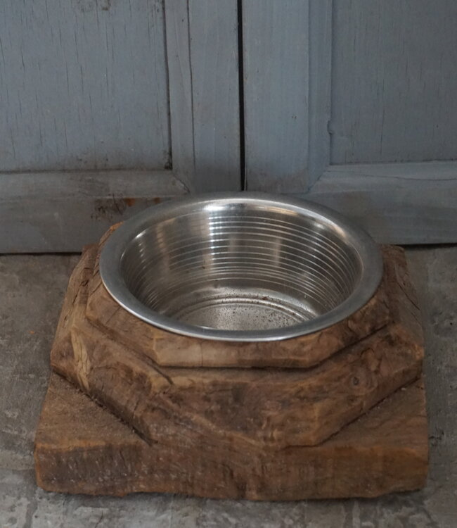 Rene Houtman Voerbak | Oud Indische Poer | H9 x D20 cm