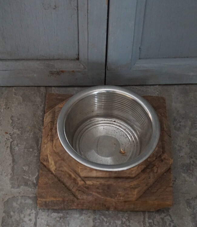 Rene Houtman Voerbak | Oud Indische Poer | H9 x D20 cm