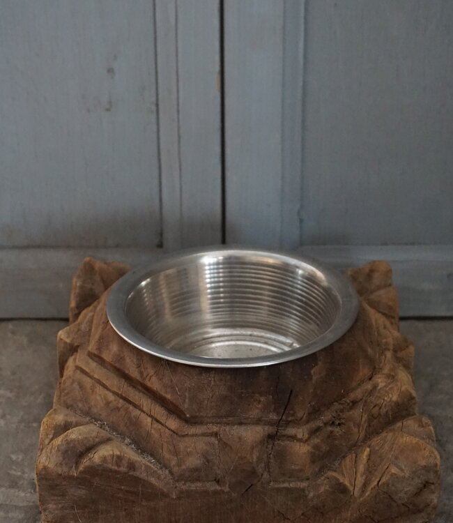 Rene Houtman Voerbak | Oud Indische Poer | H15 x D22 cm