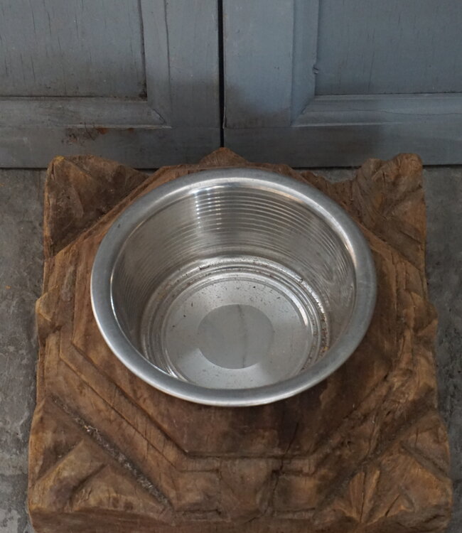 Rene Houtman Voerbak | Oud Indische Poer | H15 x D22 cm